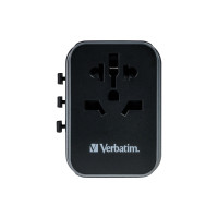 Produktbild för Verbatim UTA-03 strömadapter - USB, USB-C - 30 Watt