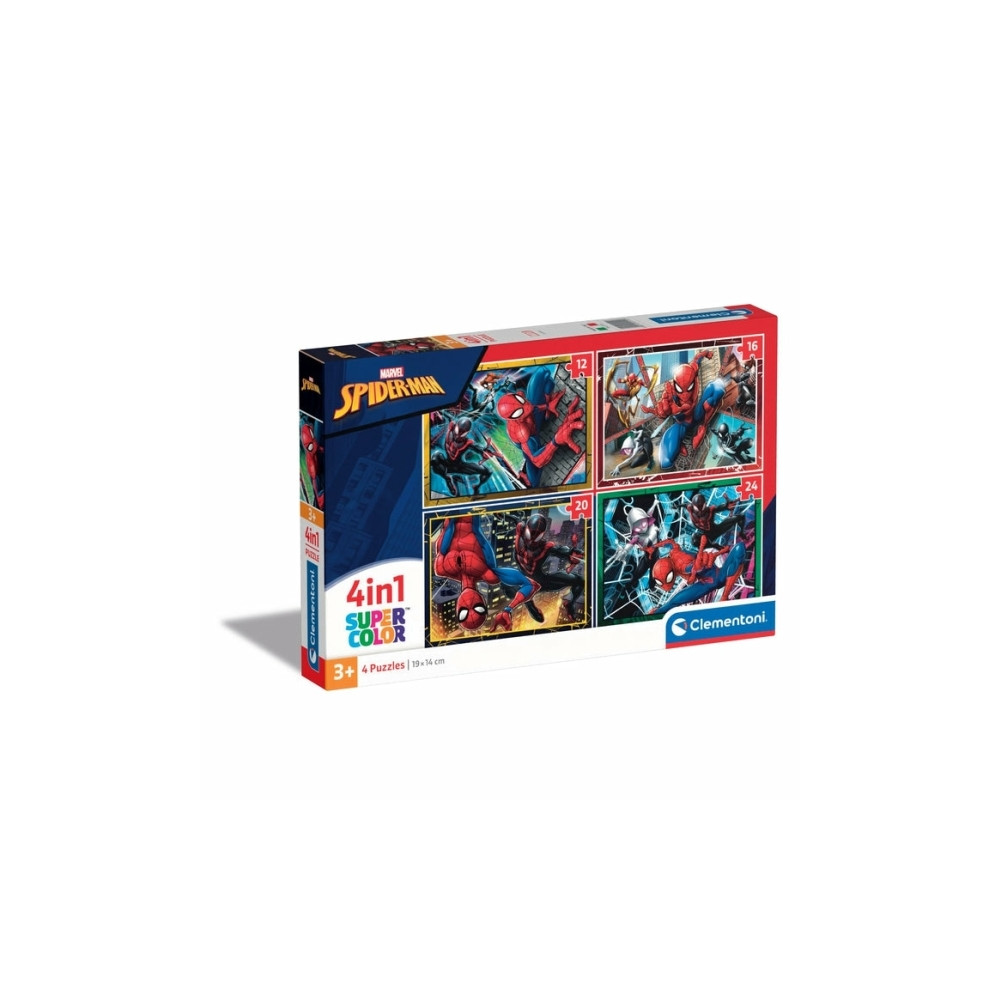 Produktbild för Clementoni Supercolor Marvel Spiderman, 12 styck, Serietidni...