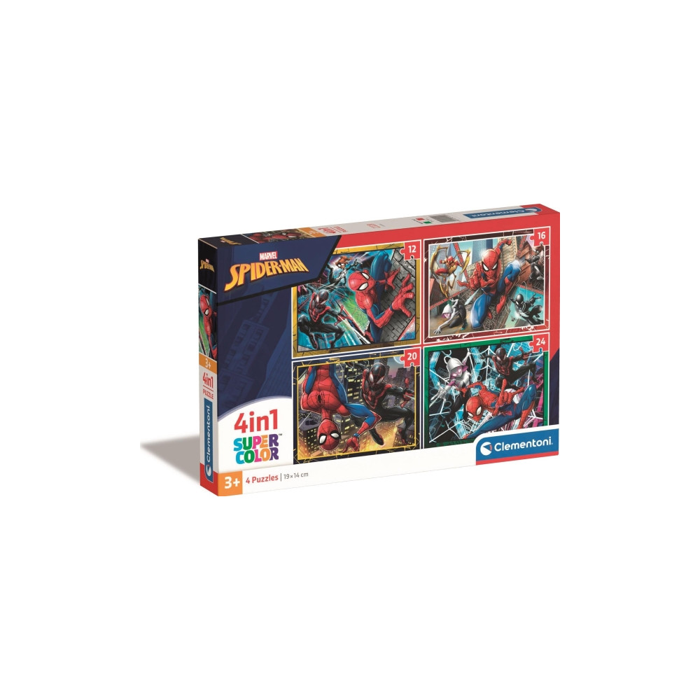 Produktbild för Clementoni Supercolor Marvel Spiderman, 12 styck, Serietidni...