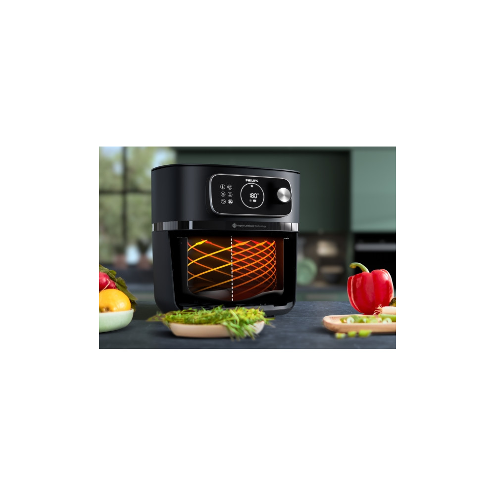 Produktbild för Philips 7000 Series HD9876 - varmluftsfritös - svart