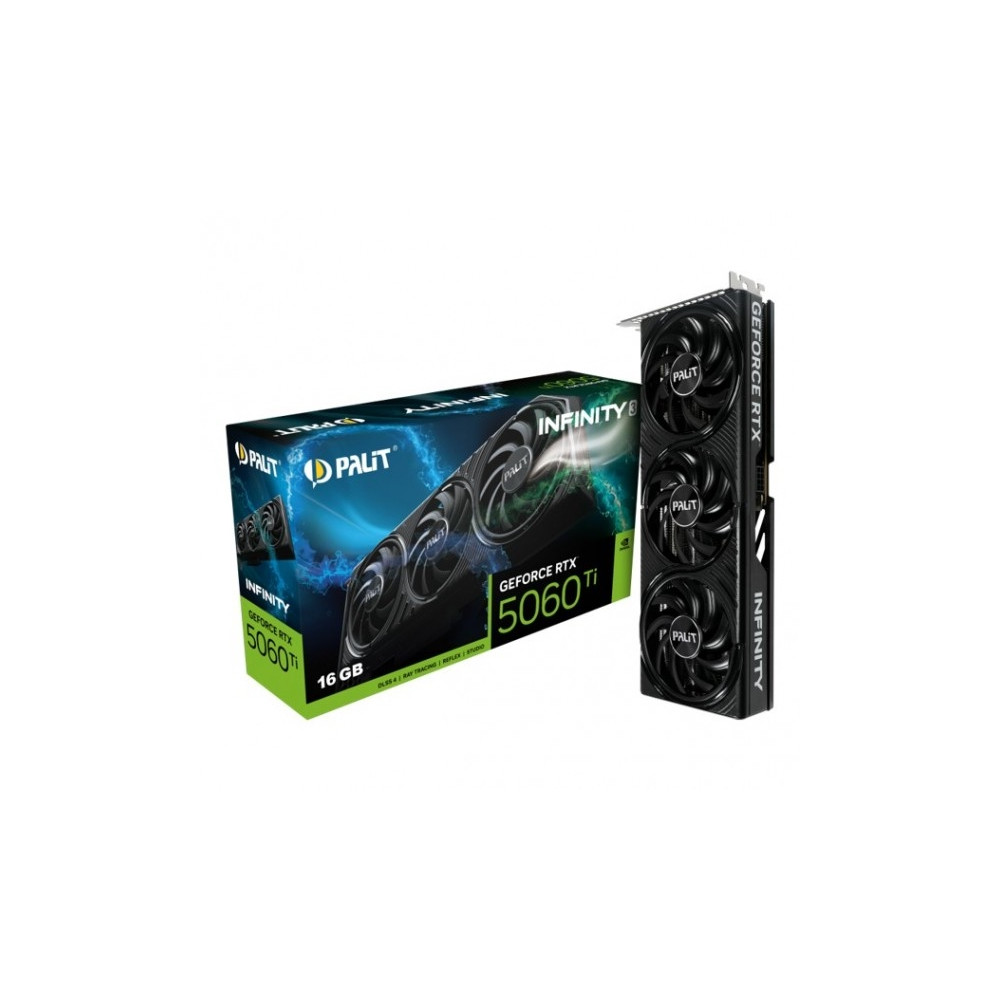 Produktbild för Palit GeForce RTX 5060 Ti Infinity 3 - grafikkort - GeForce RTX 5060 Ti - 16 GB