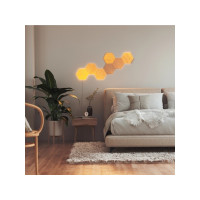 Produktbild för Nanoleaf|Elements Wood Look Hexagons Starter Kit (7 panels)|...