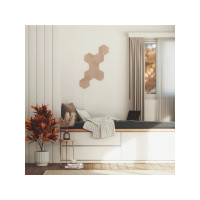 Produktbild för Nanoleaf|Elements Wood Look Hexagons Starter Kit (7 panels)|...