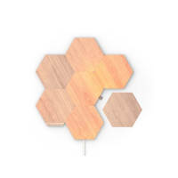 Produktbild för Nanoleaf|Elements Wood Look Hexagons Starter Kit (7 panels)|...
