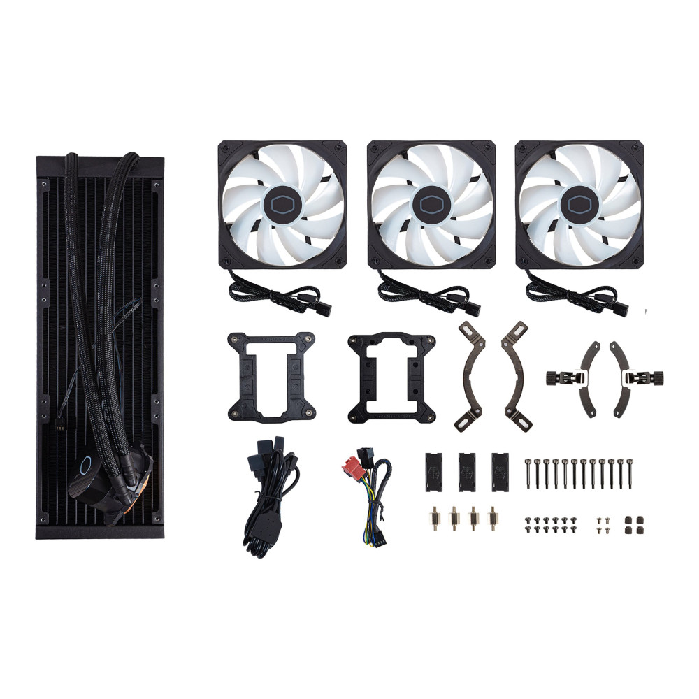 Produktbild för Cooler Master MasterLiquid 360L Core ARGB - kylsystem med vätska till processorn