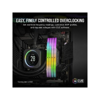 Produktbild för CORSAIR Vengeance RGB - DDR5 - sats - 32 GB: 2 x 16 GB - DIMM 288-pin - 6000 MHz / PC5-48000 - ej buffrad