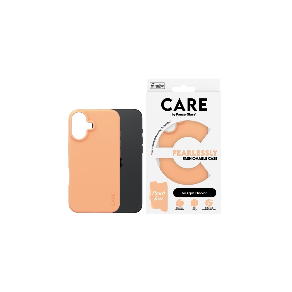 Produktbild för CARE by PanzerGlass - baksidesskydd för mobiltelefon