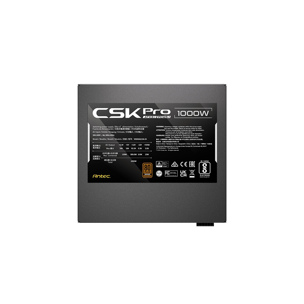 Produktbild för Antec SIGNATURE CSK1000 PRO ATX3.1, 1000 W, 200