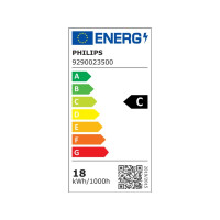 Produktbild för Philips TrueForce CorePro LED HPL - LED-glödlampa - form: ED75 - glaserad finish - E27 - 18 W - svalt vitt ljus - 4000 K