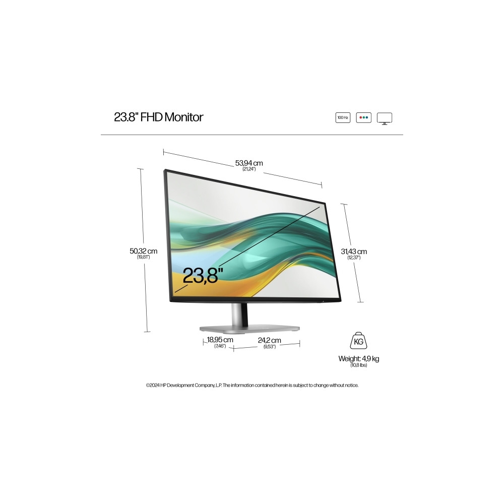 Produktbild för HP 524pf - Series 5 Pro - LED-skärm - Full HD (1080p) - 24"