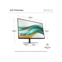Produktbild för HP 524pf - Series 5 Pro - LED-skärm - Full HD (1080p) - 24"