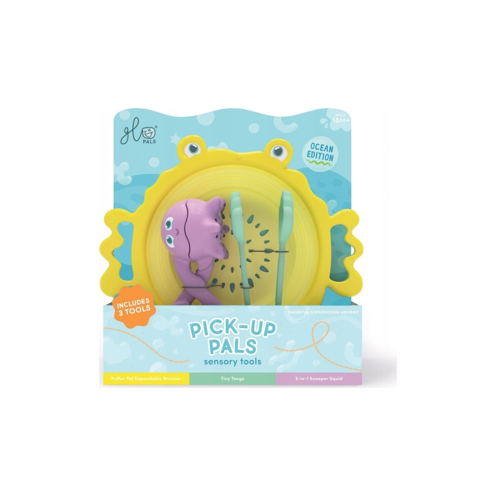 Produktbild för Barbie Glo Pals, Glo Pals 5-i-1 leksakssats – tränar finmoto...
