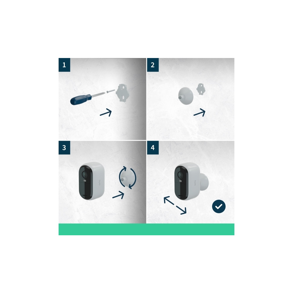 Produktbild för Arlo Essential XL - 2:a generationen - nätverksövervakningskamera