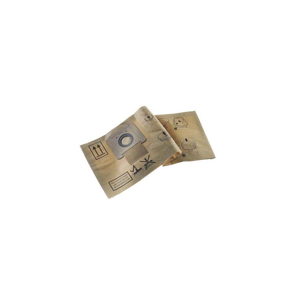 Produktbild för Papperspåsar till dammsugare Nilfisk-ALTO Attix 350/360 5 st...