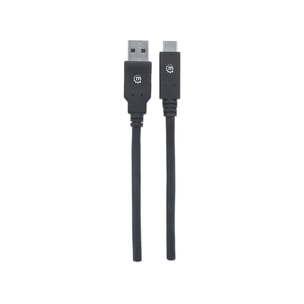 Produktbild för Manhattan USB-C to USB-A Cable, 2m, Male to Male, 5 Gbps (US...