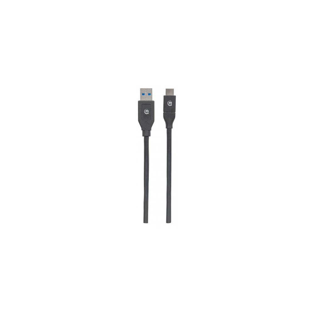 Produktbild för Manhattan USB-C to USB-A Cable, 2m, Male to Male, 5 Gbps (US...