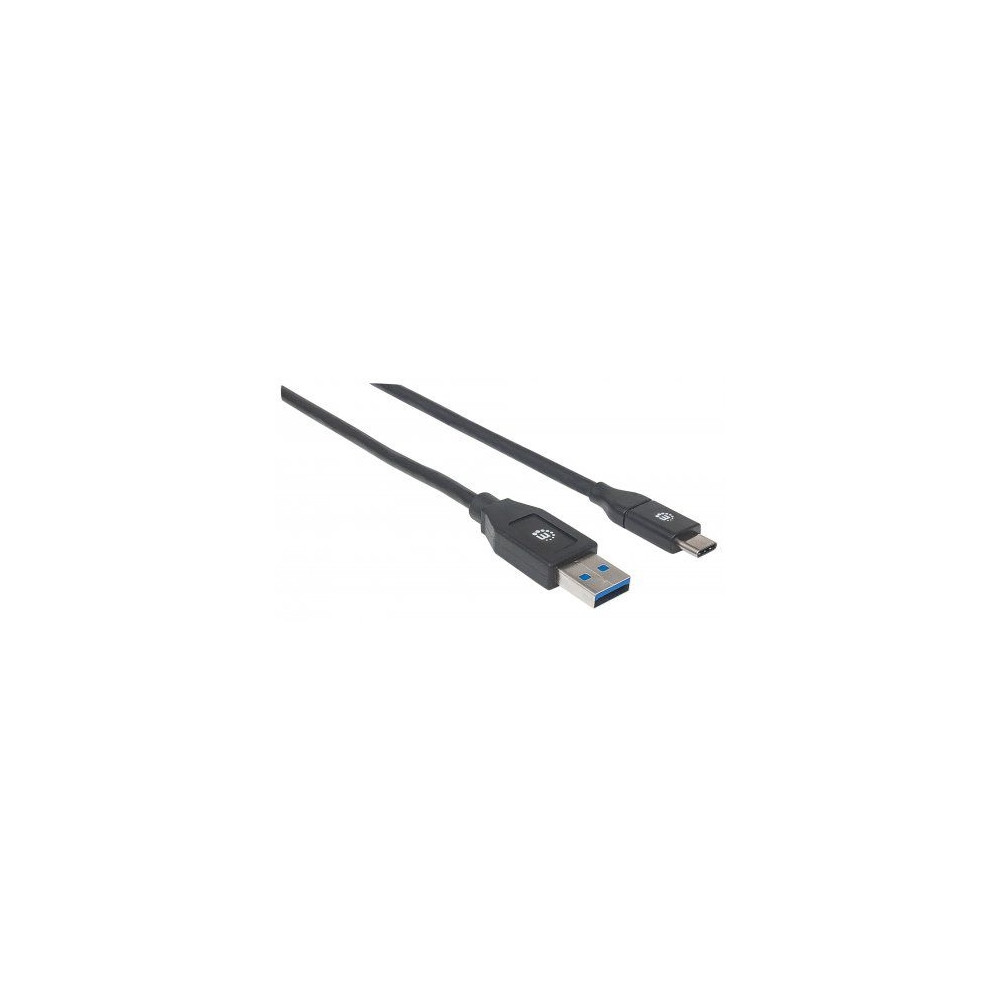 Produktbild för Manhattan USB-C to USB-A Cable, 2m, Male to Male, 5 Gbps (US...