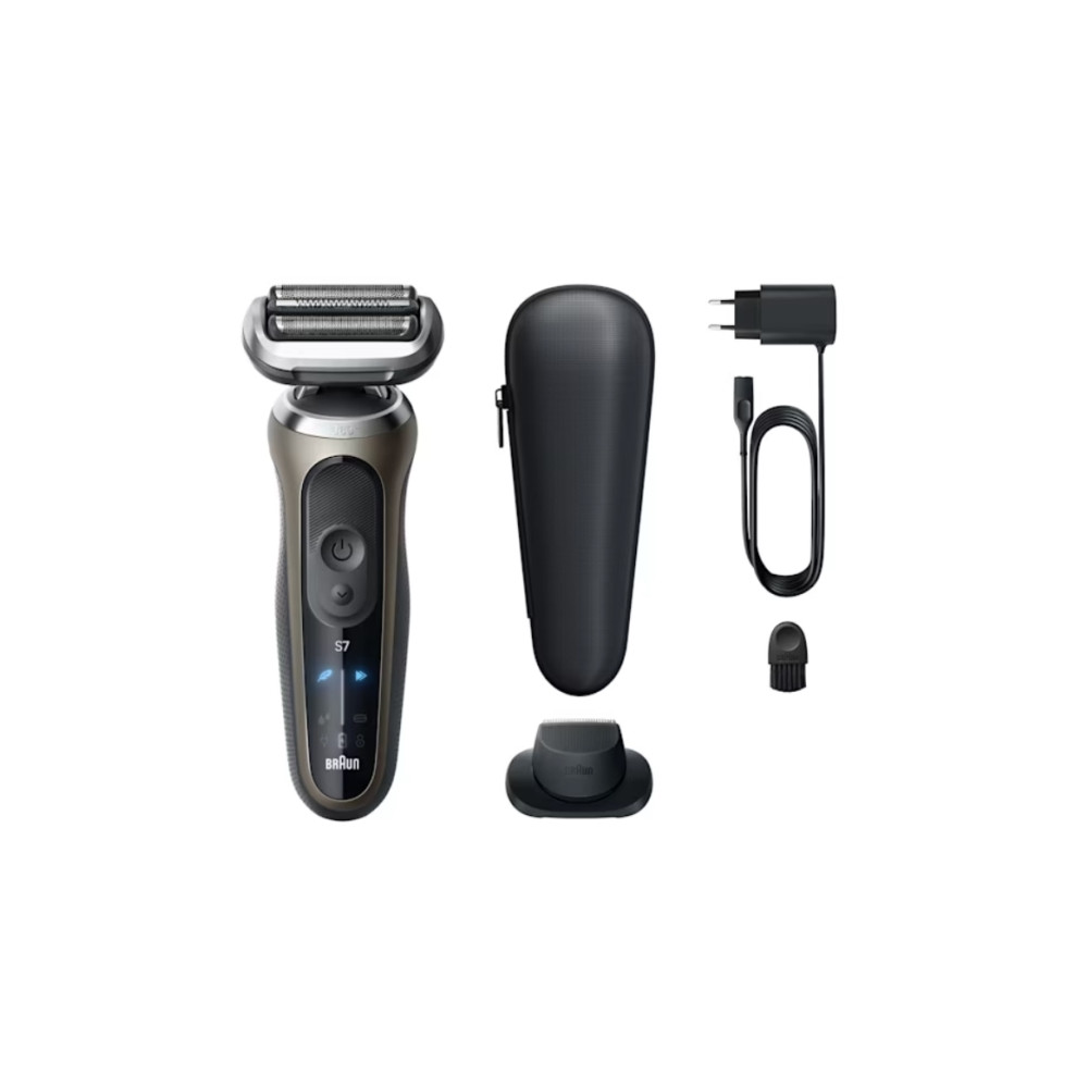 Produktbild för Braun Series 7 72-C1200s, Svart, brons, Rostfritt stål, Knap...