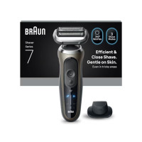 Produktbild för Braun Series 7 72-C1200s, Svart, brons, Rostfritt stål, Knap...