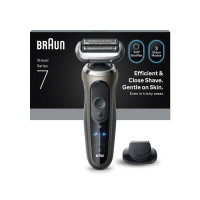 Produktbild för Braun Series 7 72-C1200s, Svart, brons, Rostfritt stål, Knap...