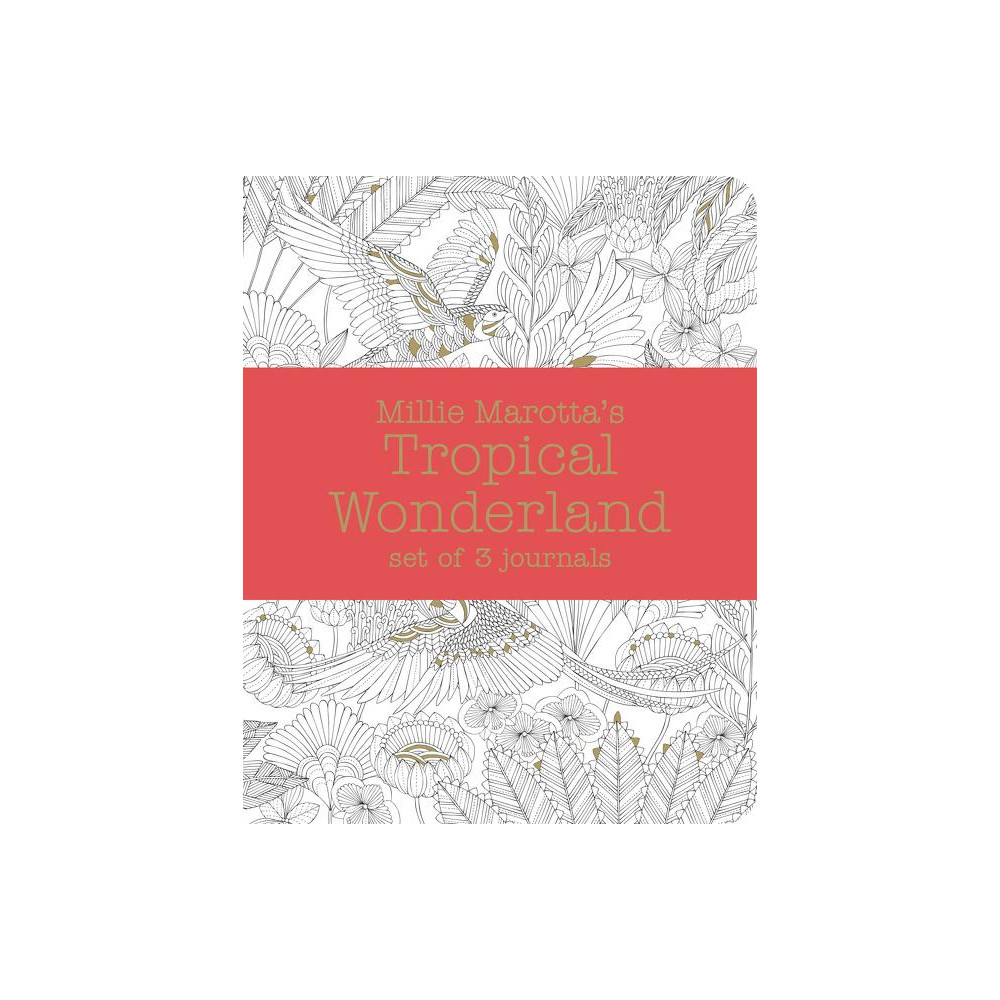 Produktbild för Millie marottas tropical wonderland - journal set - 3 notebooks (häftad, eng)