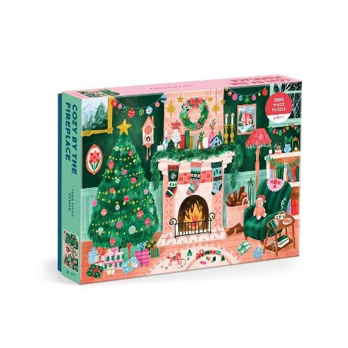 Galison Cozy by the Fireplace 1000 Piece Puzzle