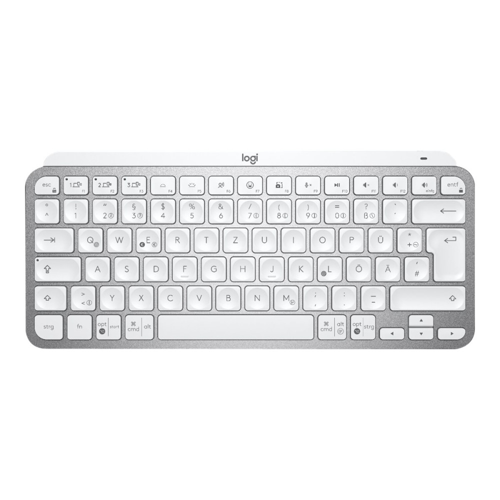 Produktbild för Logitech MX Keys Mini - tangentbord - QWERTY - amerikansk - blekgrå Inmatningsenhet