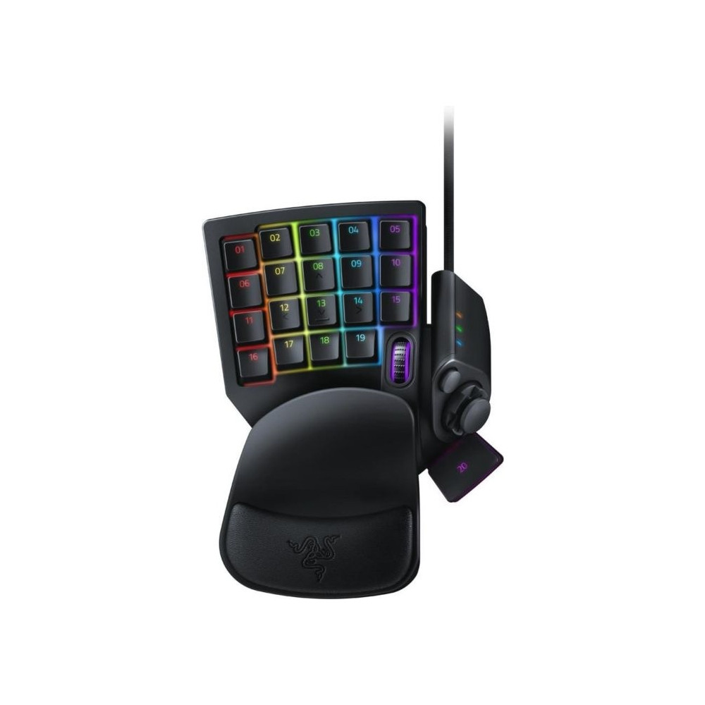 Produktbild för Razer Tartarus V2 - tangentsats - med rullningshjul, 8-way directional thumbpad Inmatningsenhet