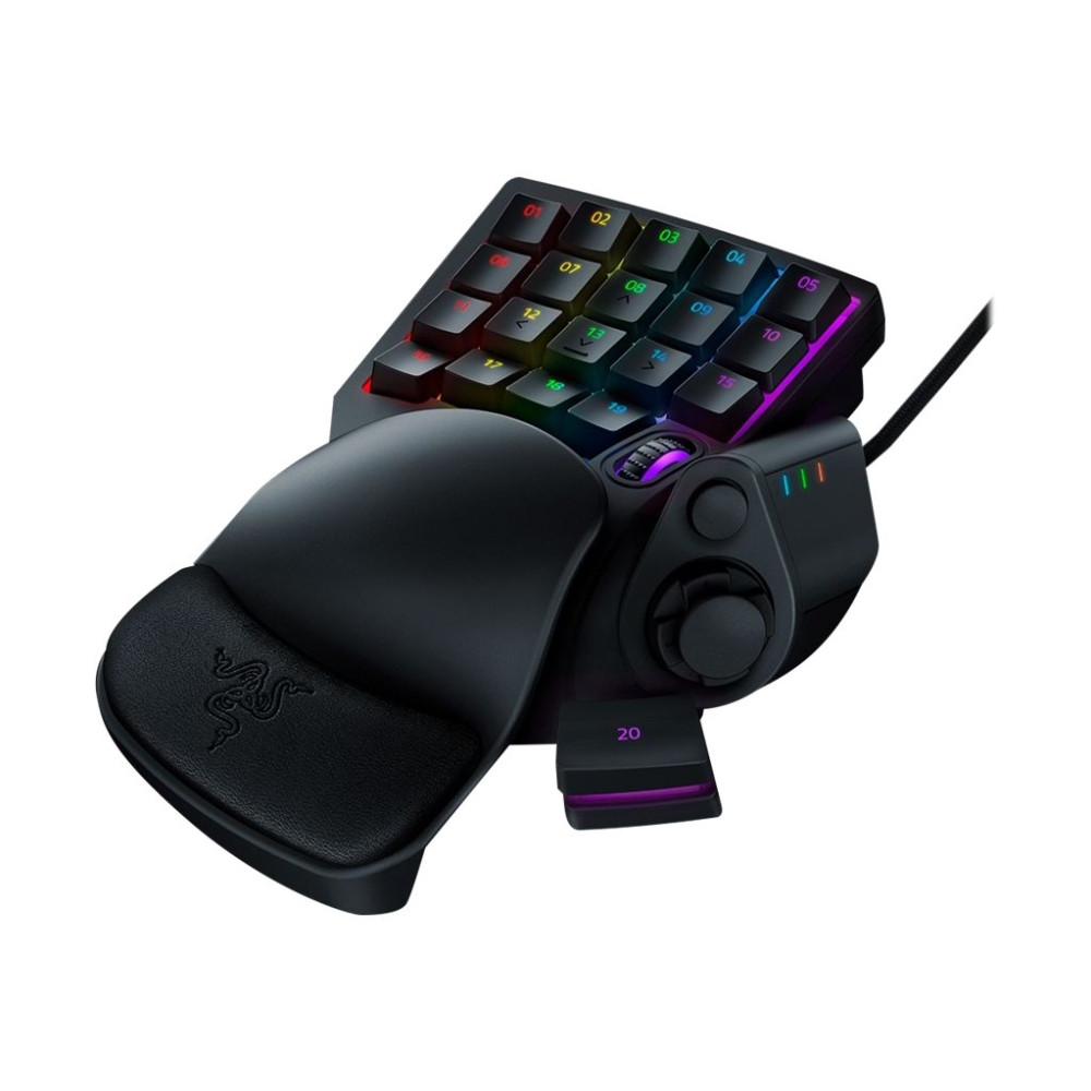 Produktbild för Razer Tartarus V2 - tangentsats - med rullningshjul, 8-way directional thumbpad Inmatningsenhet