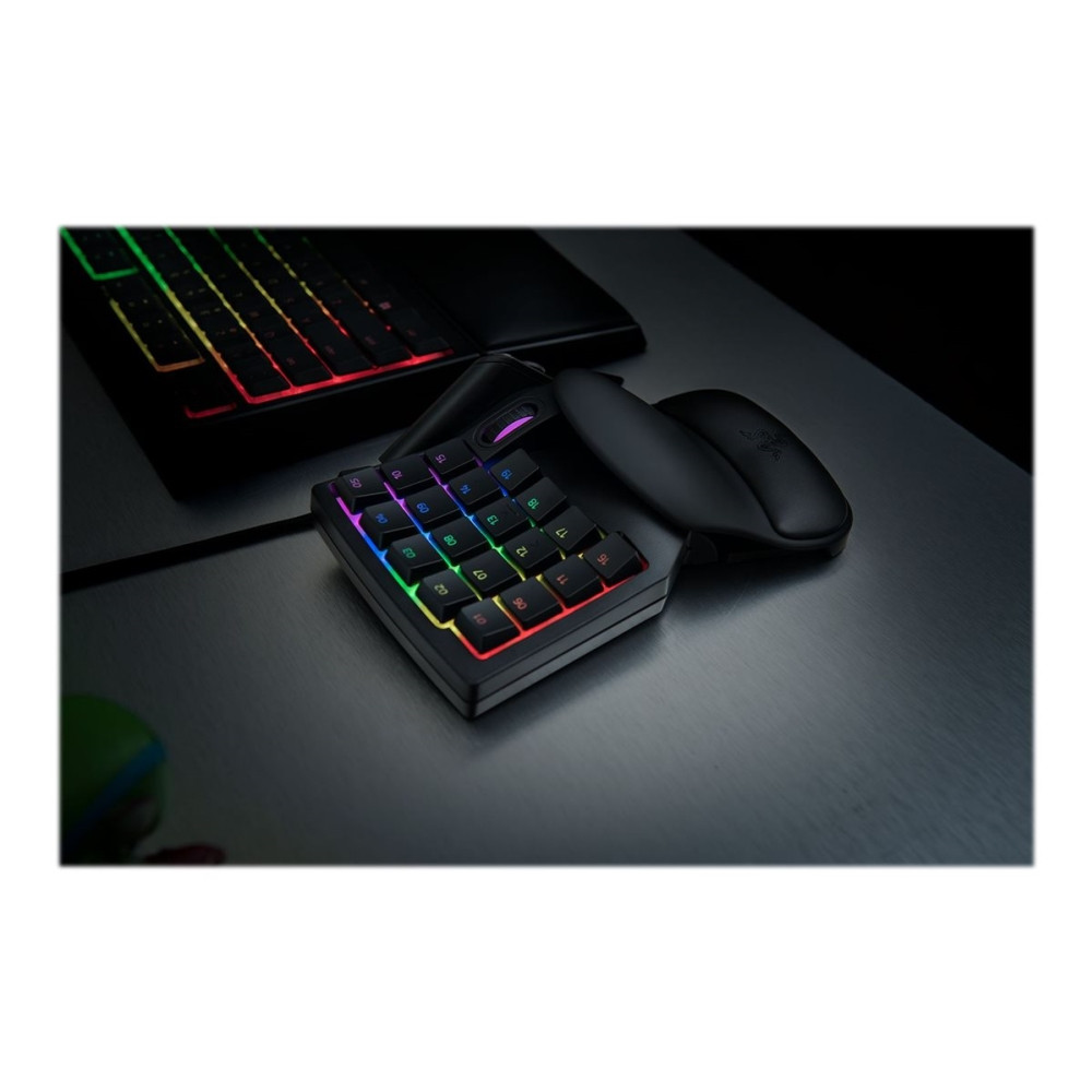 Produktbild för Razer Tartarus V2 - tangentsats - med rullningshjul, 8-way directional thumbpad Inmatningsenhet