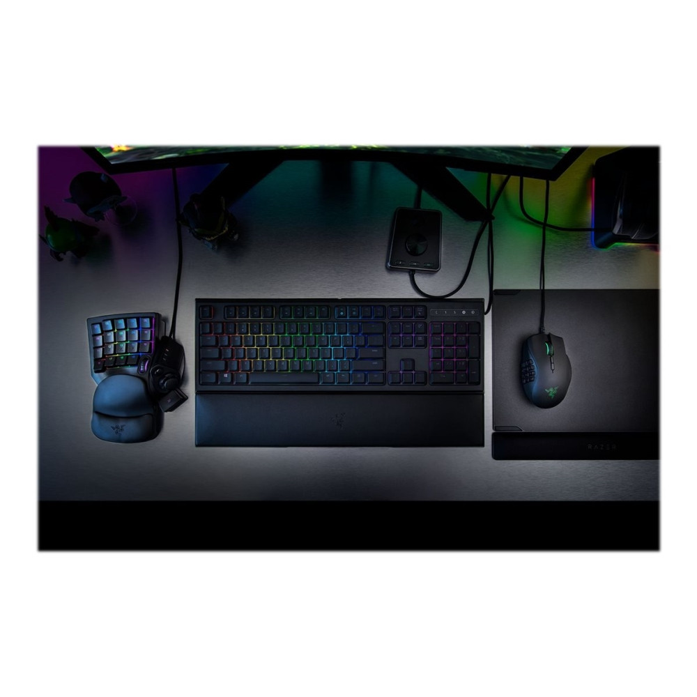 Produktbild för Razer Tartarus V2 - tangentsats - med rullningshjul, 8-way directional thumbpad Inmatningsenhet