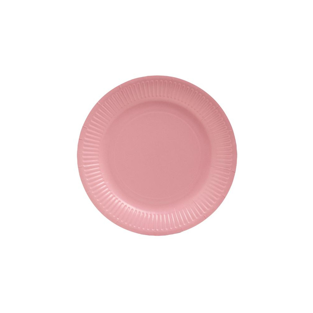 Produktbild för Tallrik PRONAPPE papper 23cm rosa 20/fp