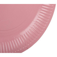 Produktbild för Tallrik PRONAPPE papper 23cm rosa 20/fp
