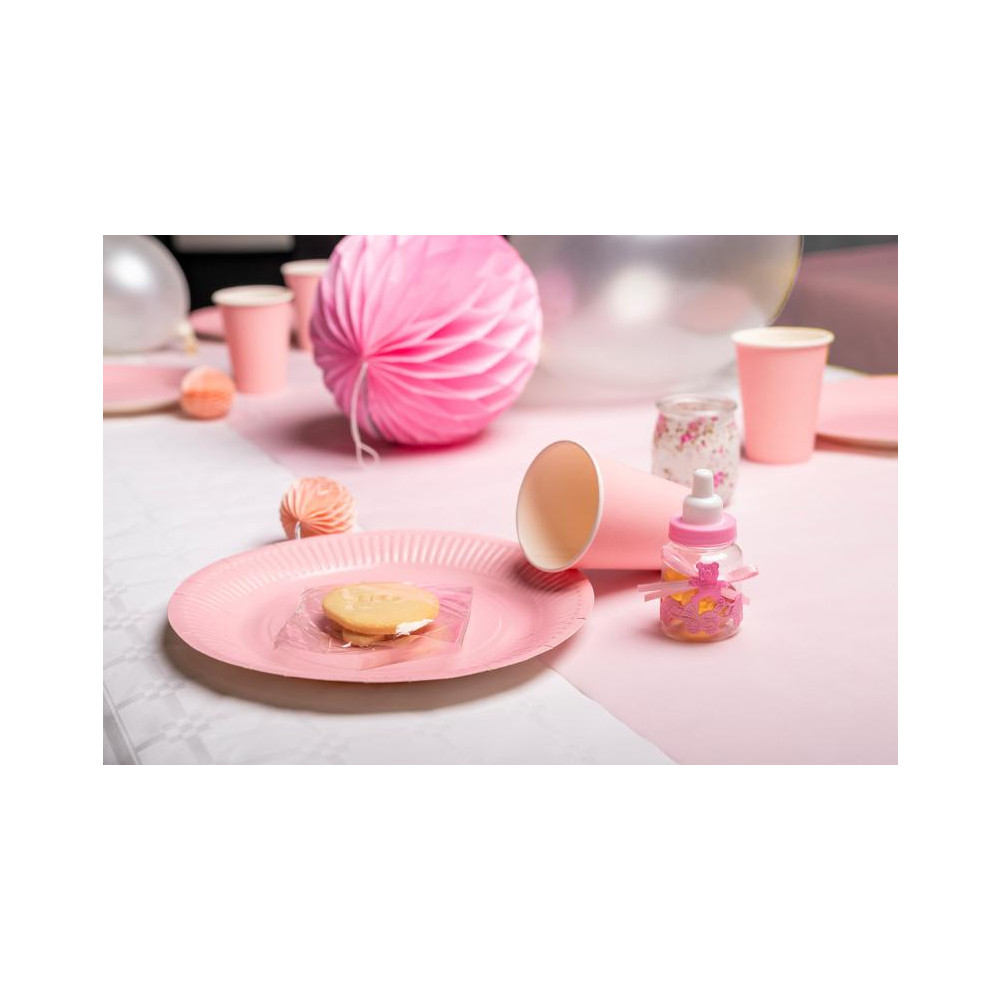 Produktbild för Tallrik PRONAPPE papper 23cm rosa 20/fp