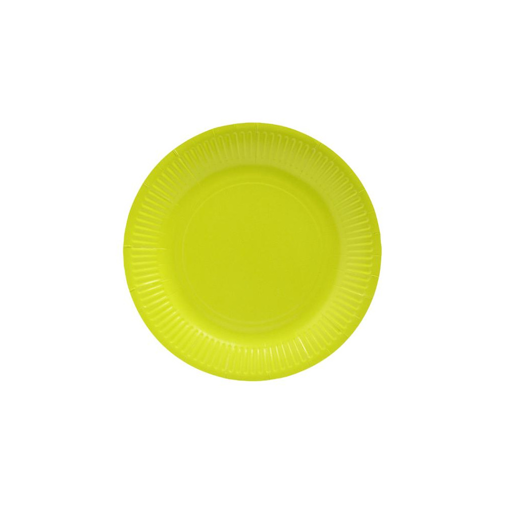 Produktbild för Tallrik PRONAPPE papper 23cm kiwi 20/fp