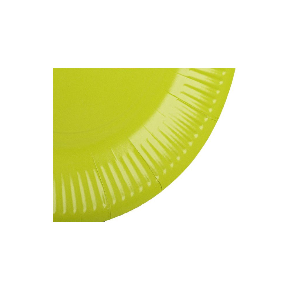 Produktbild för Tallrik PRONAPPE papper 23cm kiwi 20/fp