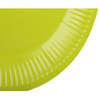 Produktbild för Tallrik PRONAPPE papper 23cm kiwi 20/fp