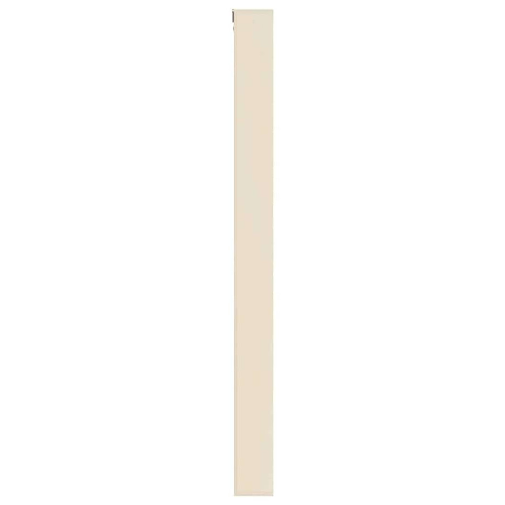 Produktbild för Väggdisplay med hylla Beige 98 x 4,5 x 55 cm Konstruerat trä