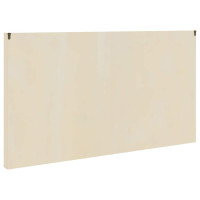 Produktbild för Väggdisplay med hylla Beige 98 x 4,5 x 55 cm Konstruerat trä