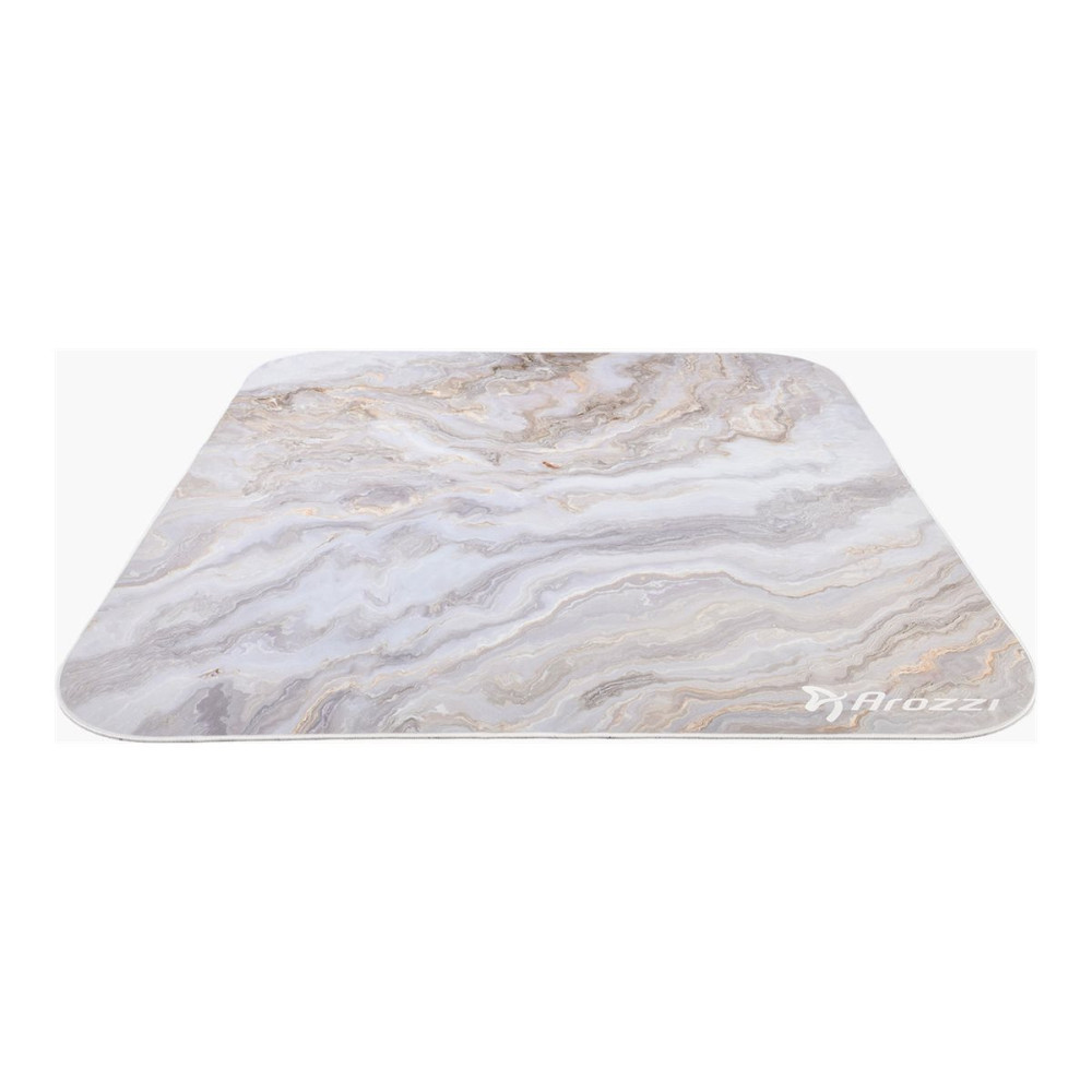 Produktbild för Arozzi Zona - stolmatta - kvadrat - 116 x 116 cm - vit marmor