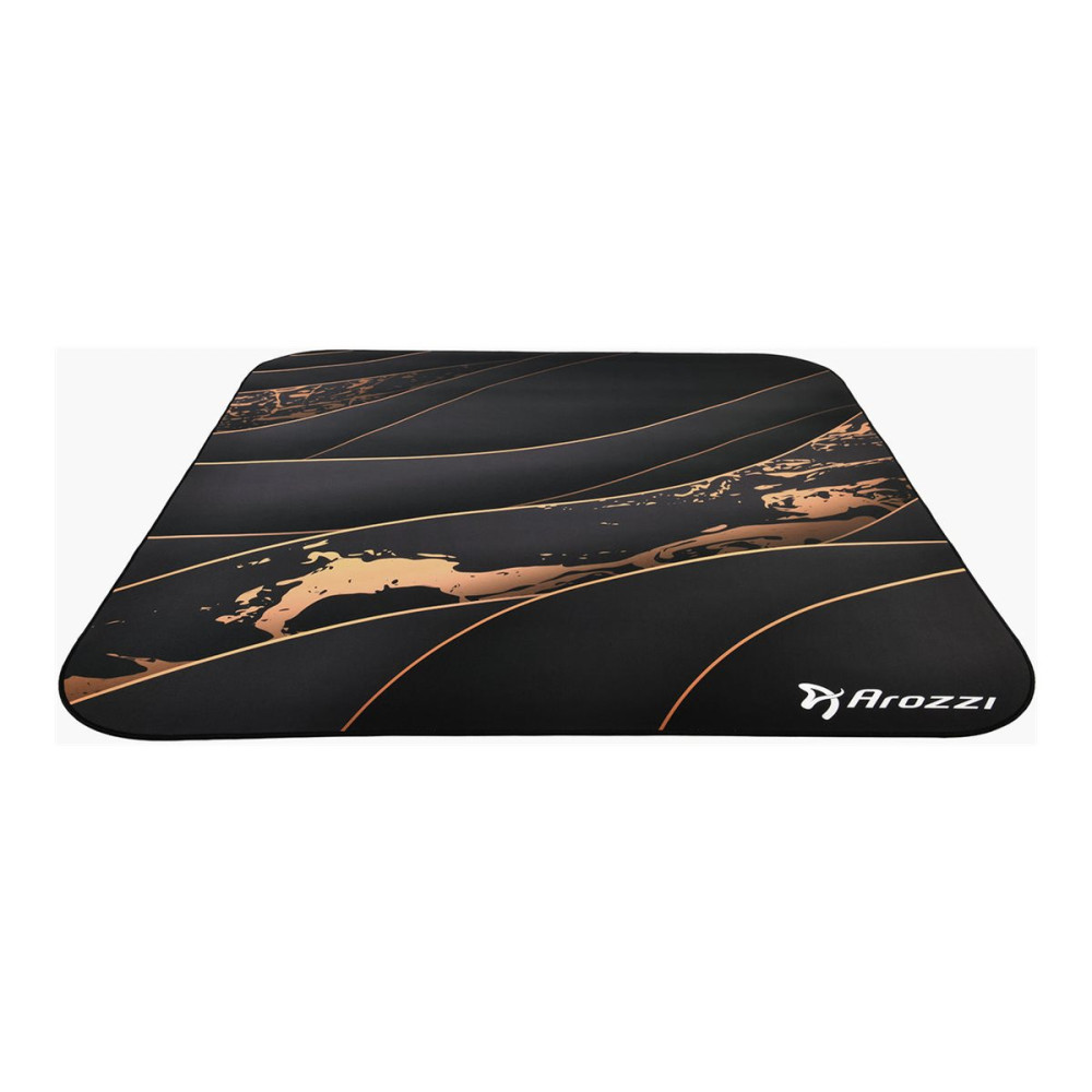 Produktbild för Arozzi Zona - stolmatta - kvadrat - 116 x 116 cm - svart guld