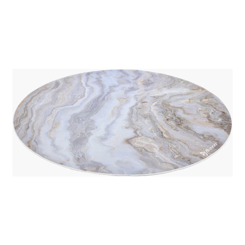 Arozzi Arozzi Zona - stolmatta - rund - 121 cm - vit marmor