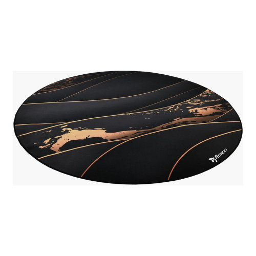 Arozzi Arozzi Zona - stolmatta - rund - 121 cm - svart guld