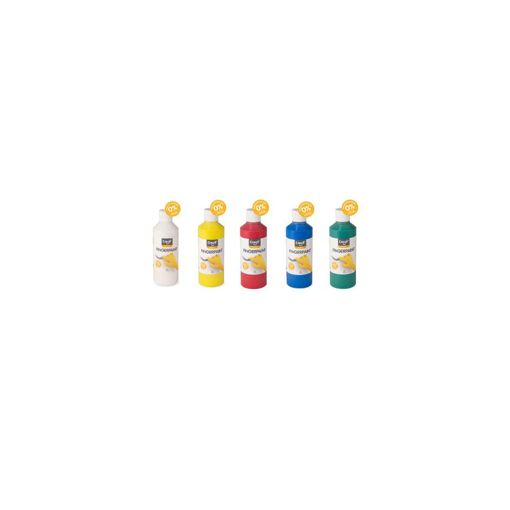 Produktbild för Fingerfärg CREALL 250ml gul