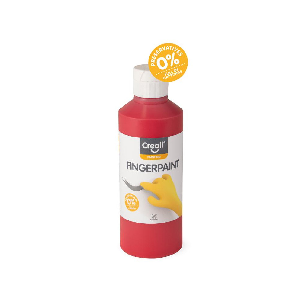 Produktbild för Fingerfärg CREALL 250ml röd