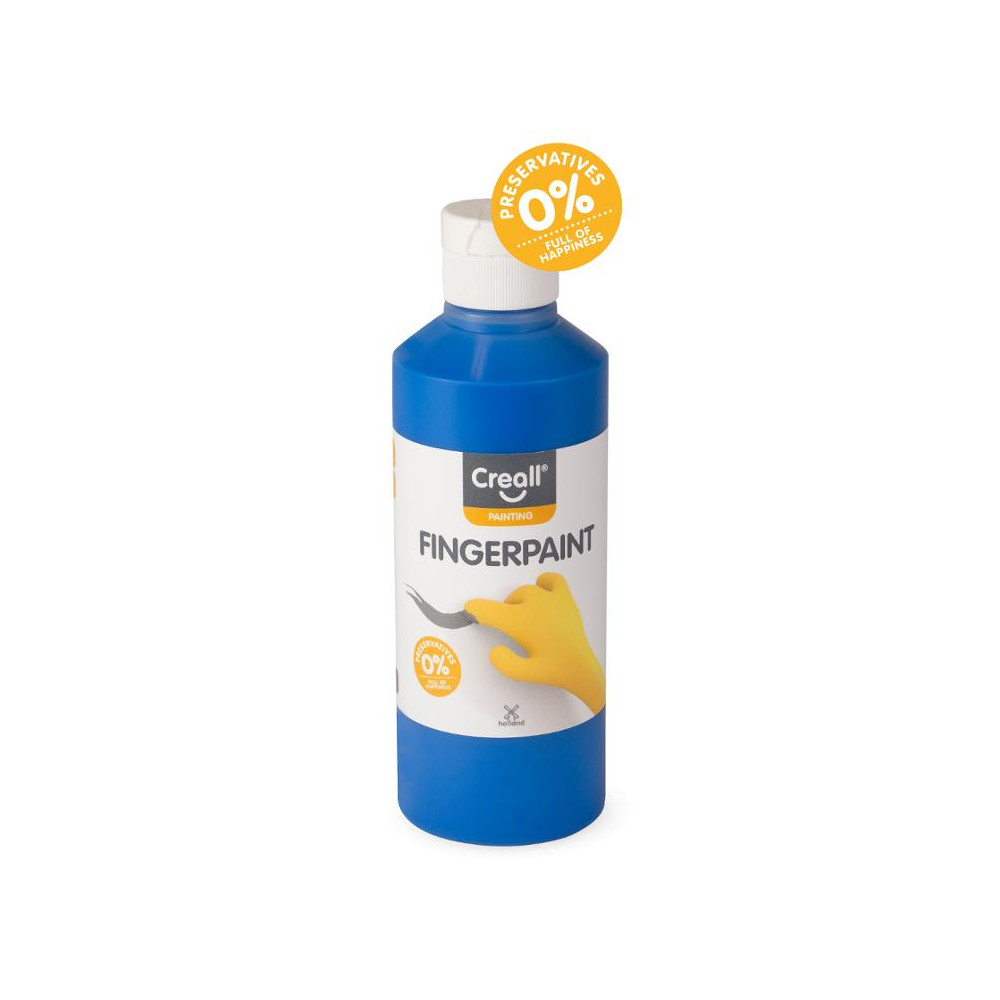 Produktbild för Fingerfärg CREALL 250ml blå