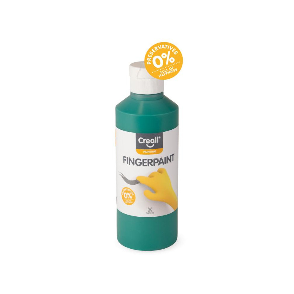 Produktbild för Fingerfärg CREALL 250ml grön