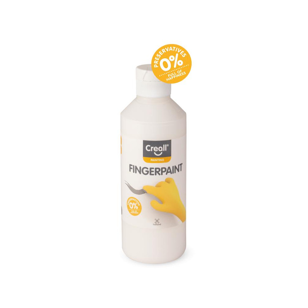 Produktbild för Fingerfärg CREALL 250ml vit