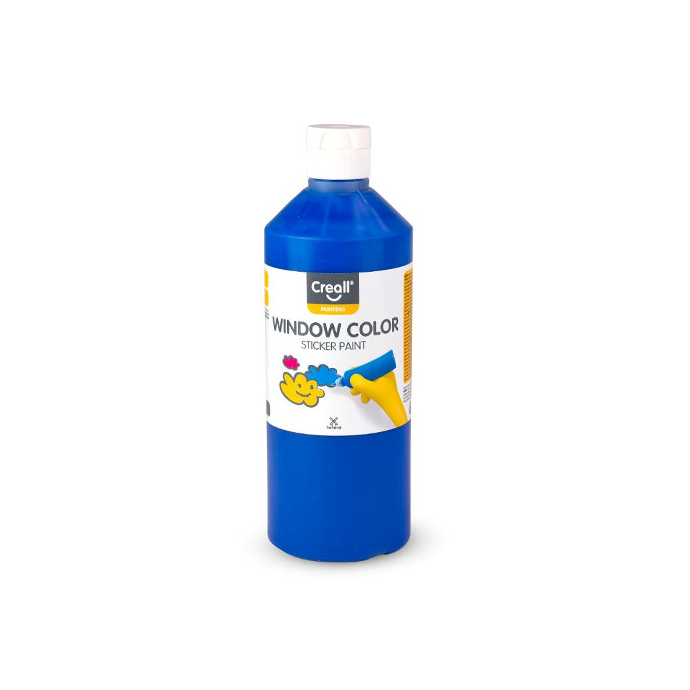 Produktbild för Fönsterfärg CREALL 500ml blå