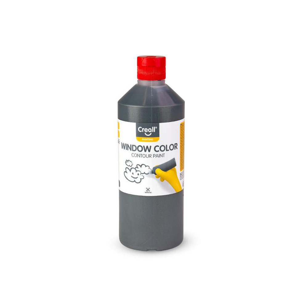 Produktbild för Fönsterfärg CREALL 500ml konturfg. svart